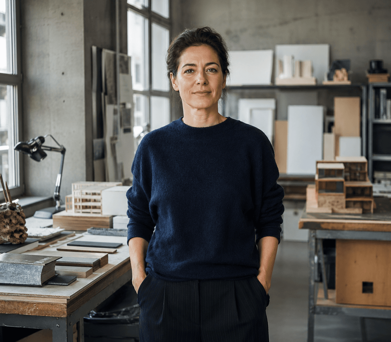 Führungskraft im Architekturstudio